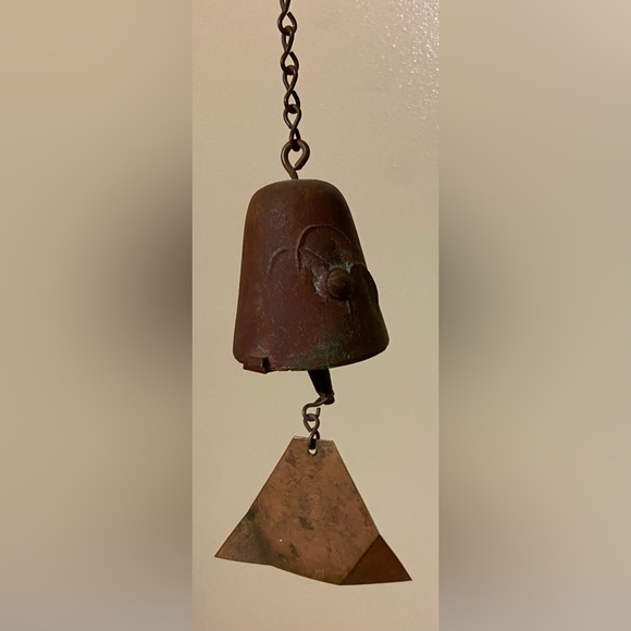 Mid-century bronze Paolo Soleri antique wind chime vintage bell - Picture 1 of 8